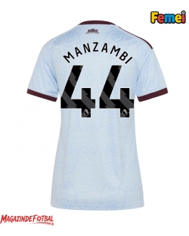 Aston Villa Johan Manzambi #44 Tricou Fotbal Replică 2026-27 Femei Treilea Aston Villa Johan Manzambi #44 Tricou Fotbal Replică 2026-27 Femei Treilea
